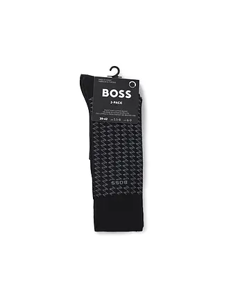 BOSS | Chaussettes lot de 2 bleu foncé | schwarz